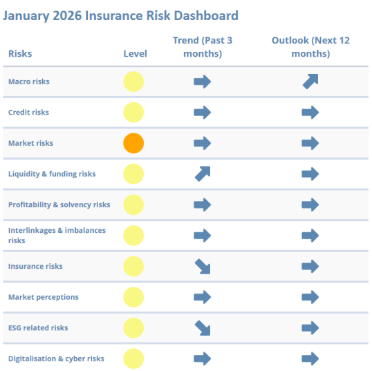 January 2026 risk dashboard