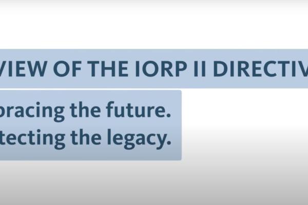 IORP II review - video