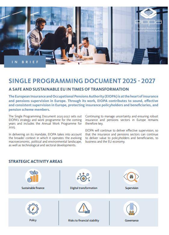 Factsheet - Single Programming Document 2025-2027